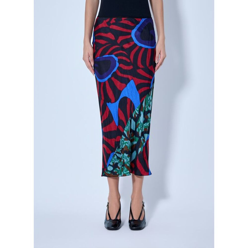 Dries Van Noten Women Abstract Pattern Midi Skirt